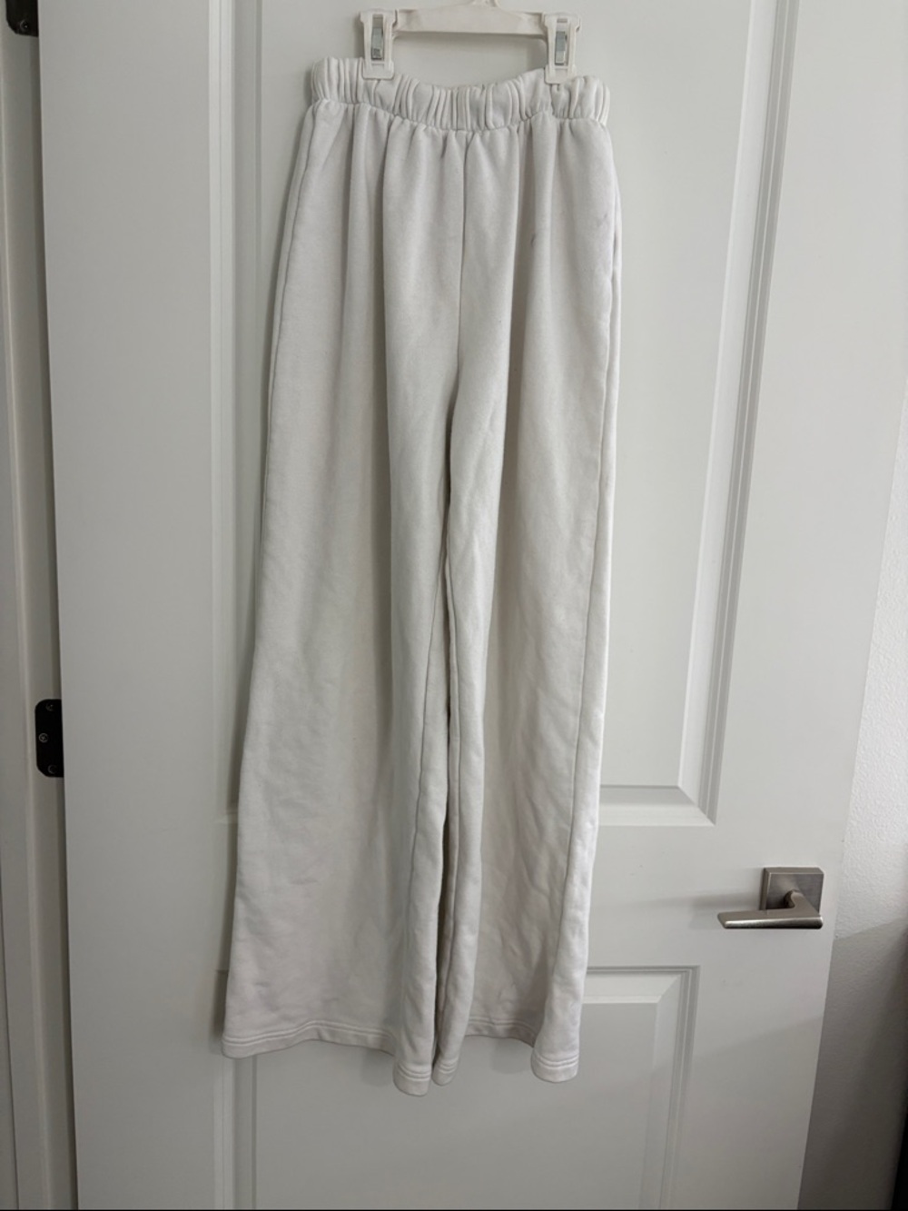 Cotton On white Wide-Leg Sweatpants